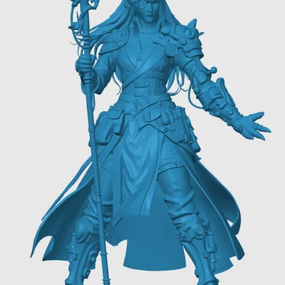 Mô hình Elvin Artificer cho game RPG