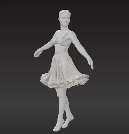 Mô hình 3D vũ công Ballet (Balerina Dancer) thanh lịch và tinh tế - Image 1