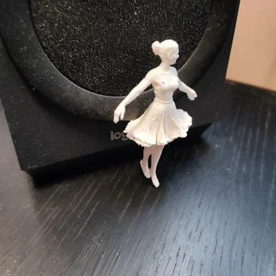 Mô hình 3D vũ công Ballet (Balerina Dancer) thanh lịch và tinh tế