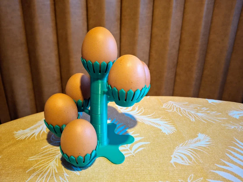 Giá trưng bày trứng Phục sinh lắp ghép (Easter eggs modular stand 2.0) - Image 1