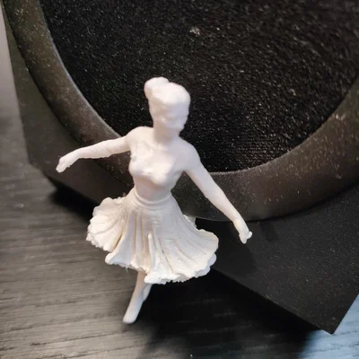 Mô hình 3D vũ công Ballet (Balerina Dancer) thanh lịch và tinh tế