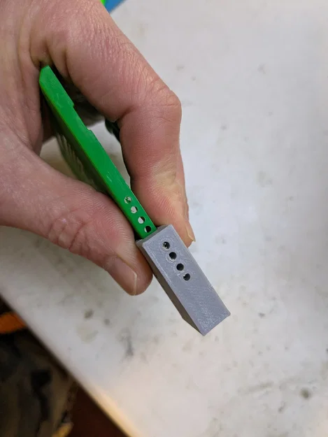 Bộ jig hỗ trợ khoan lỗ thẻ SD cho Zelda Game and Watch - Image 1