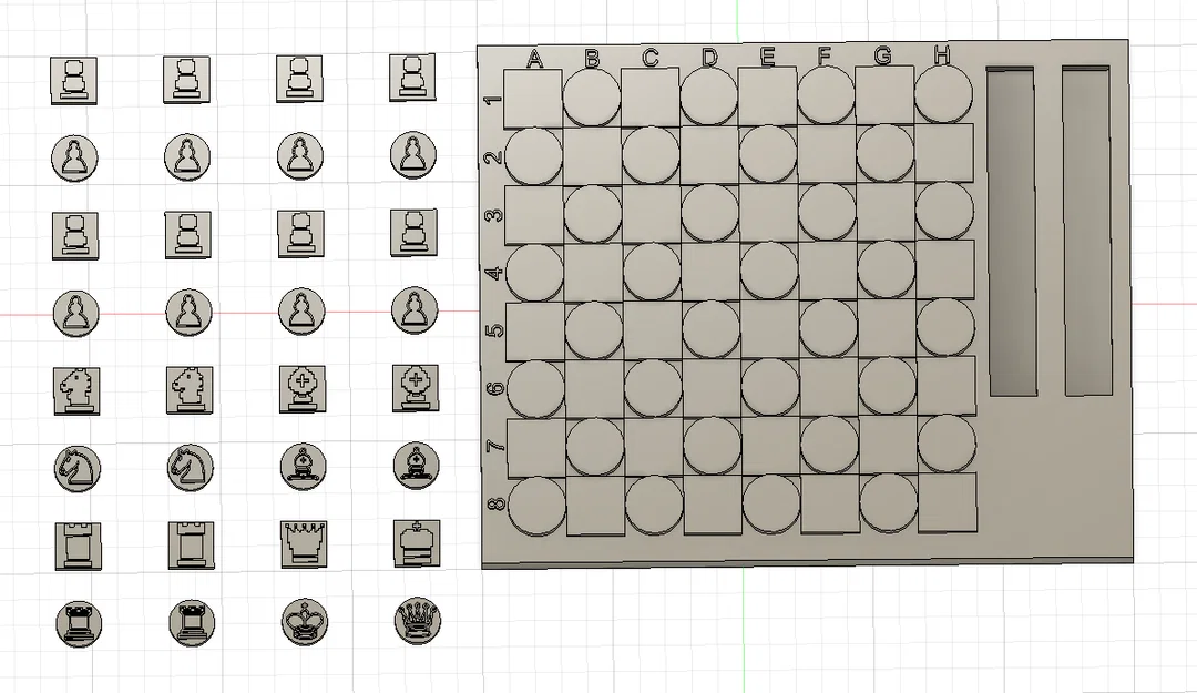 Bộ Cờ Vua Đơn Sắc (Single Color Chess Set) - Image 1