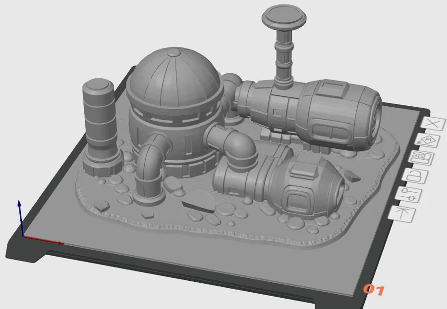 Mô hình trang trí bể cá Future Lab - Căn cứ đáy biển độc đáo - Image 3