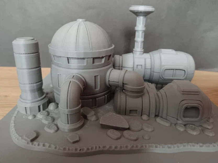 Mô hình trang trí bể cá Future Lab - Căn cứ đáy biển độc đáo - Image 4