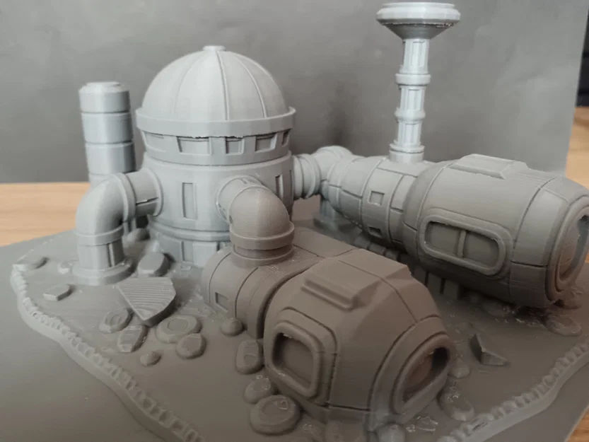 Mô hình trang trí bể cá Future Lab - Căn cứ đáy biển độc đáo - Image 5