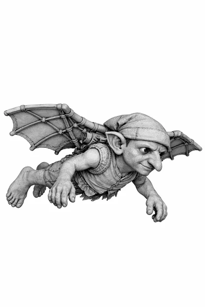 Mô hình yêu tinh có cánh bay lượn - Image 2