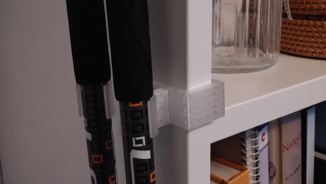 Móc treo gậy leo núi cho kệ sách Ikea Billy - Image 4