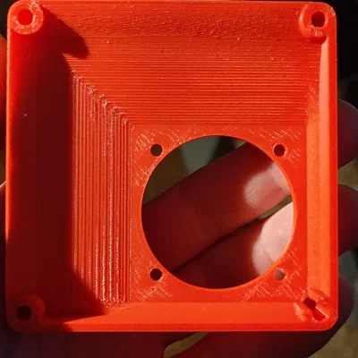 Ngàm chuyển đổi quạt tản nhiệt 80mm sang 40mm cho máy in QIDI Q2