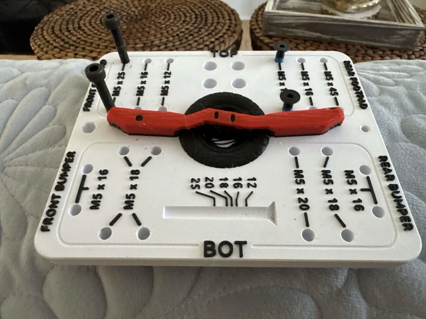 Khay tổ chức ốc vít Funwheel X7 tích hợp thước đo tiện lợi - Image 1