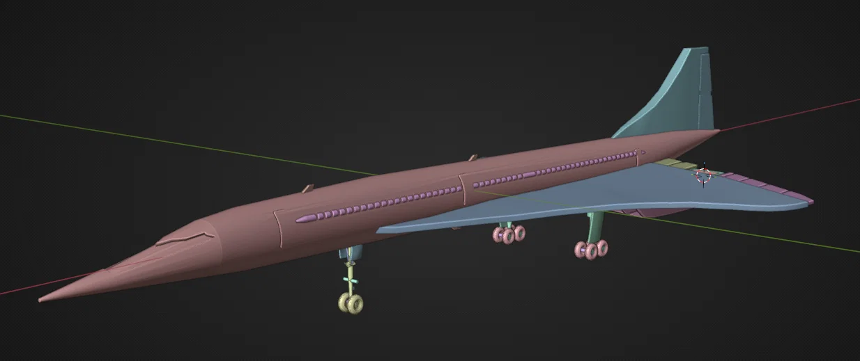 Mô hình máy bay Concorde - Image 1