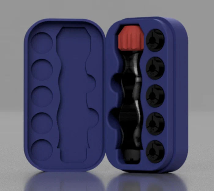 Hộp đựng tuốc nơ vít và đầu collet in 3D tiện lợi - Image 1