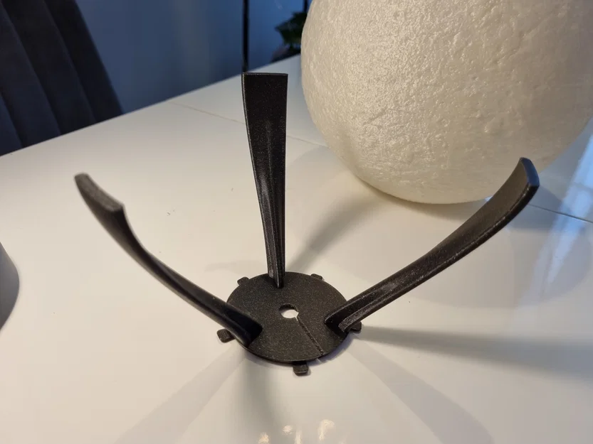 Giá đỡ đèn Moon Lamp từ linh kiện đèn Ikea Svallet - Image 4