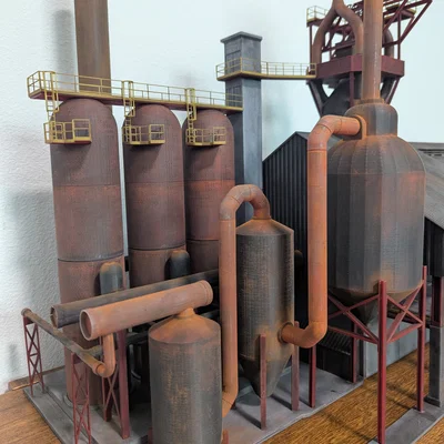 Mô hình Lò cao (Blast Furnace) theo tỉ lệ HO