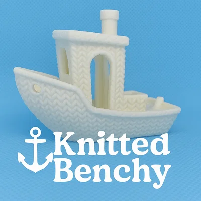Mô hình Benchy kiểu đan len (Knitted Benchy)