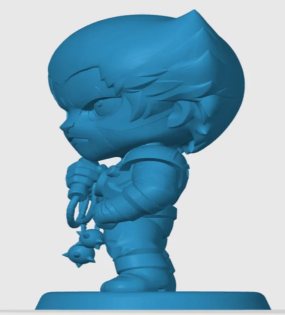 Mô hình 3D Tygra phong cách Chibi cho tín đồ Thundercats - Image 2