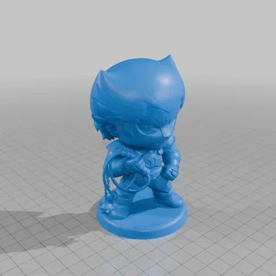 Mô hình 3D Tygra phong cách Chibi cho tín đồ Thundercats