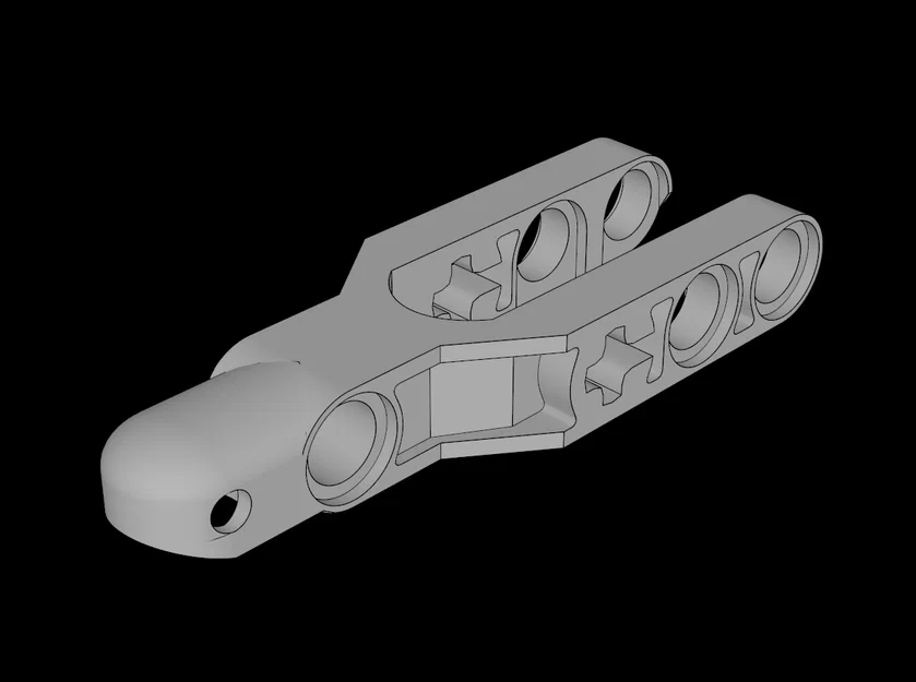 Tay đòn treo Technic tương thích Lego (2x6) - File in 3D chất lượng - Image 1