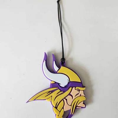 Móc treo gương chiếu hậu xe hơi logo Minnesota Vikings