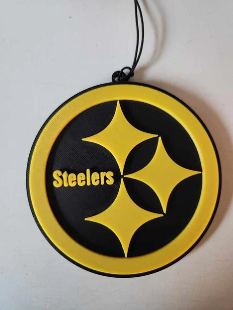 Phụ kiện treo gương chiếu hậu ô tô hình đội Pittsburgh Steelers - Image 1