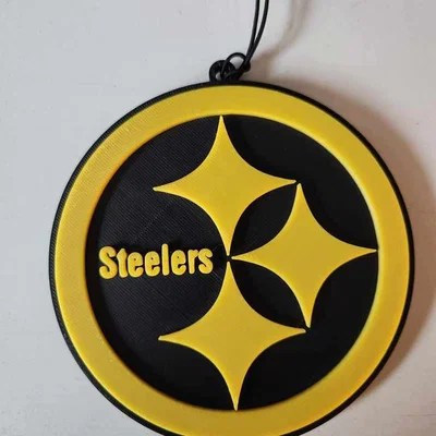 Phụ kiện treo gương chiếu hậu ô tô hình đội Pittsburgh Steelers