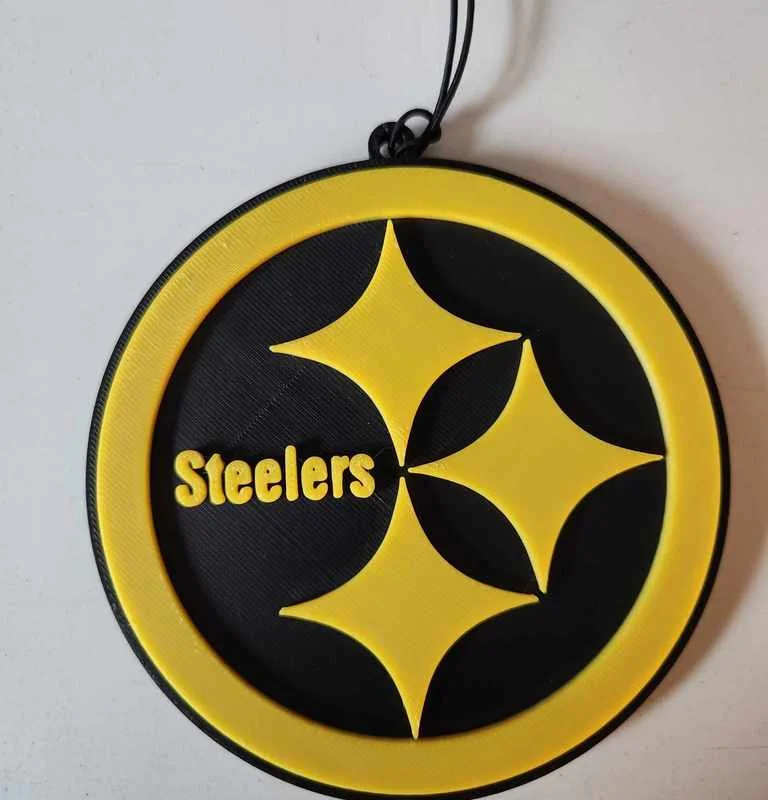 Phụ kiện treo gương chiếu hậu ô tô hình đội Pittsburgh Steelers