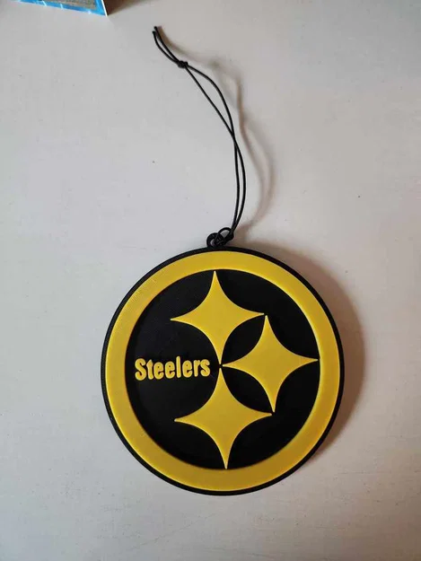 Phụ kiện treo gương chiếu hậu ô tô hình đội Pittsburgh Steelers - Image 2