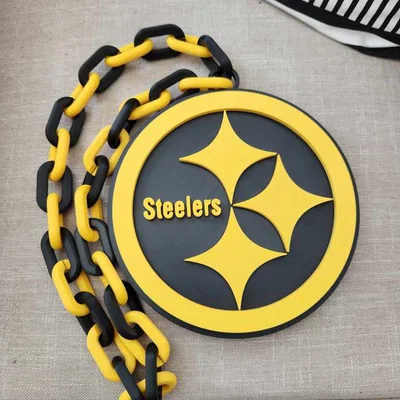 Vòng cổ và Mặt dây chuyền Pittsburgh Steelers Oversized