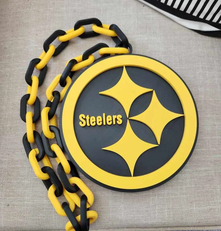 Vòng cổ và Mặt dây chuyền Pittsburgh Steelers Oversized