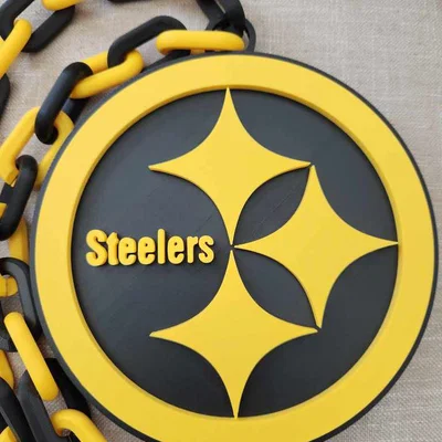 Vòng cổ và Mặt dây chuyền Pittsburgh Steelers Oversized