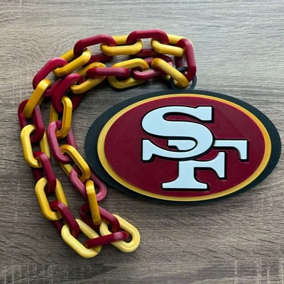 Vòng cổ và Mặt dây chuyền cỡ lớn San Francisco 49ers