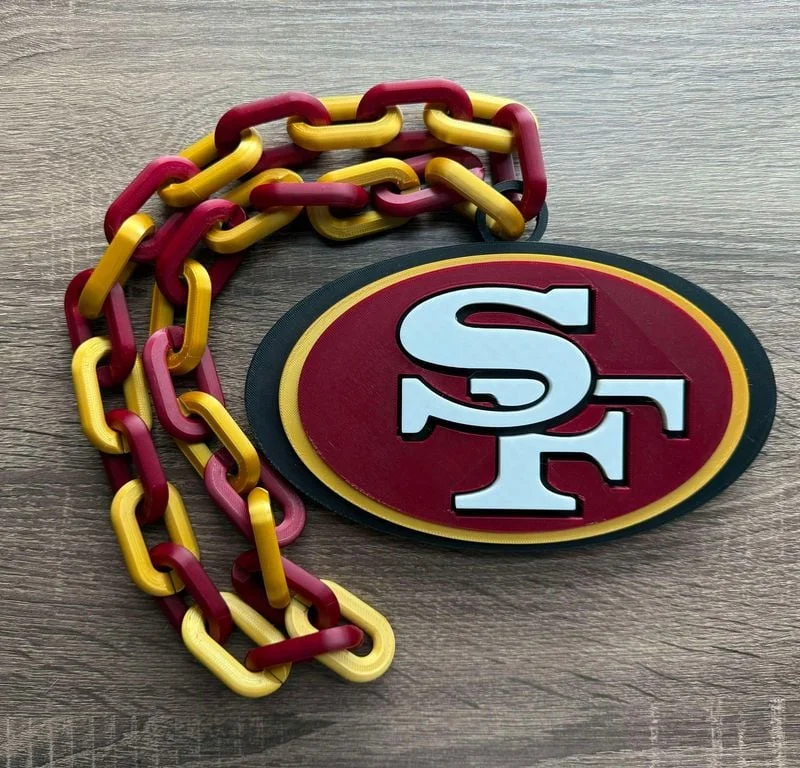 Vòng cổ và Mặt dây chuyền cỡ lớn San Francisco 49ers