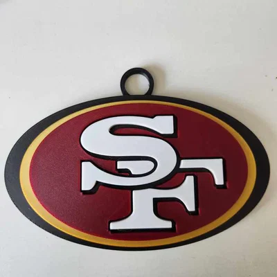 Vòng cổ và Mặt dây chuyền cỡ lớn San Francisco 49ers