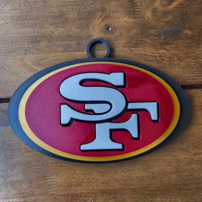 Vòng cổ và Mặt dây chuyền cỡ lớn San Francisco 49ers
