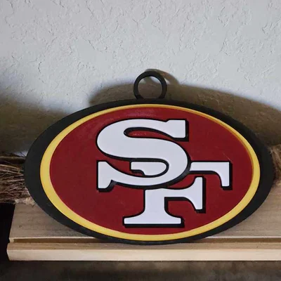 Vòng cổ và Mặt dây chuyền cỡ lớn San Francisco 49ers