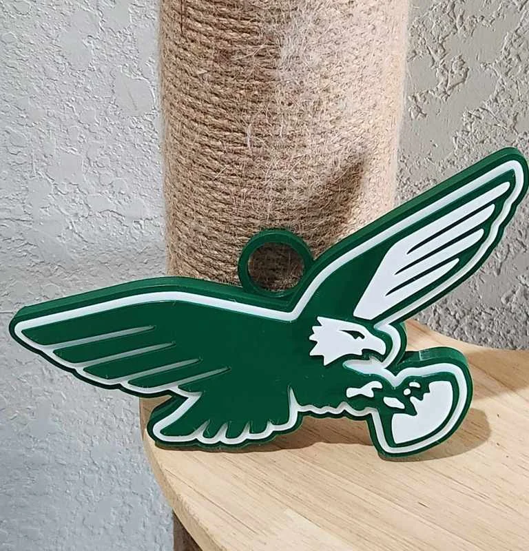 Mặt dây chuyền logo retro cỡ lớn Philadelphia Eagles