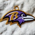 Vòng cổ và mặt dây chuyền Baltimore Ravens bản lớn - Thumbnail 2