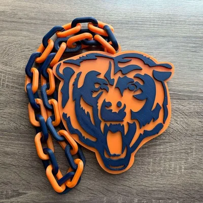 Dây chuyền, Mặt dây chuyền Chicago Bears cỡ lớn