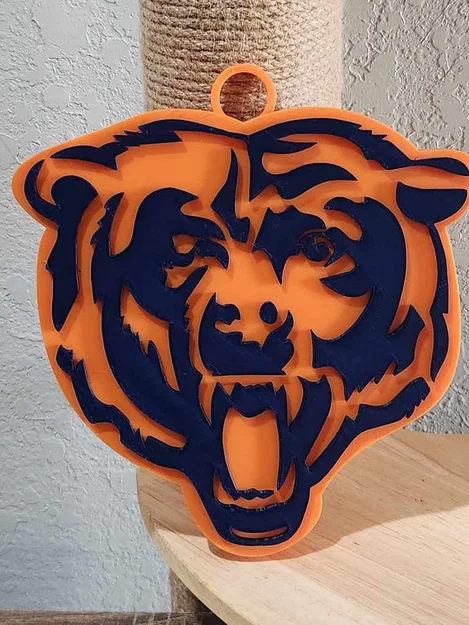 Dây chuyền, Mặt dây chuyền Chicago Bears cỡ lớn - Image 3