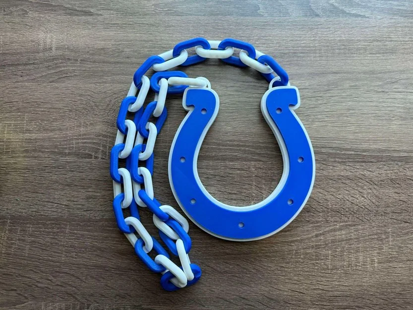 Vòng Cổ Kiêm Mặt Dây Chuyền Indianapolis Colts Cỡ Lớn - Image 1