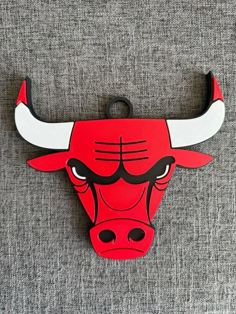 Vòng cổ kiêm mặt dây chuyền Chicago Bulls phiên bản Oversized - Image 1