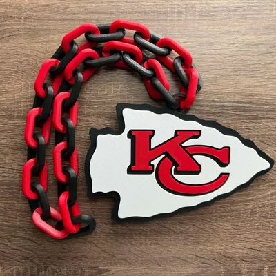 Dây chuyền và mặt dây chuyền Kansas City Chiefs bản Oversized