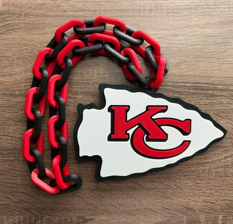 Dây chuyền và mặt dây chuyền Kansas City Chiefs bản Oversized