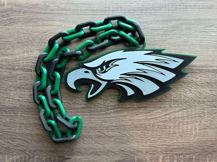 Dây chuyền, mặt dây chuyền Philadelphia Eagles bản Oversized - Image 1