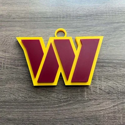 Mặt dây chuyền và vòng cổ oversized Washington Commanders