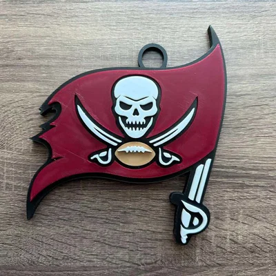 Vòng cổ, mặt dây chuyền Tampa Bay Buccaneers ngoại cỡ