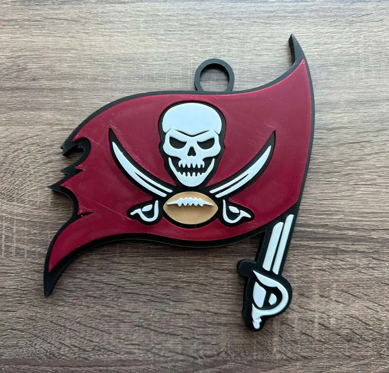 Vòng cổ, mặt dây chuyền Tampa Bay Buccaneers ngoại cỡ