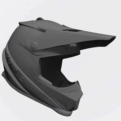 Mô hình nón bảo hiểm Motocross 3D ấn tượng