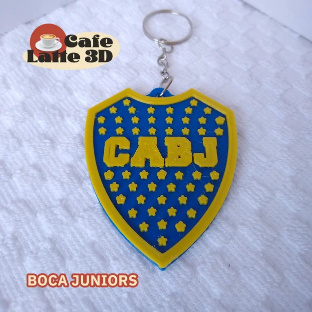 Móc khóa Boca Juniors - Thể hiện niềm đam mê bóng đá ngay trên chùm chìa khóa! - Image 2
