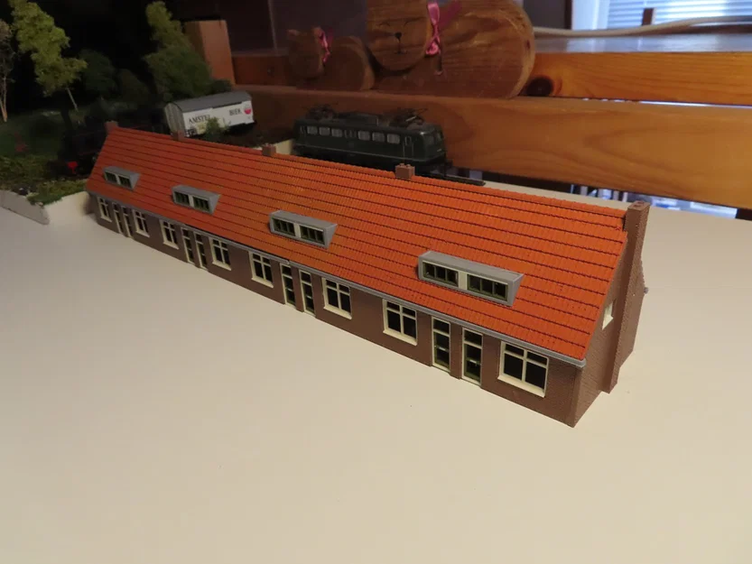 Mô hình nhà kiểu Hà Lan tỷ lệ 1:87 H0 - Nijverheid 3 - Image 3